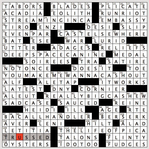 One of tv huxtables crossword
